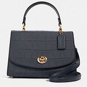 Coach  Navy Tilly Top Handle